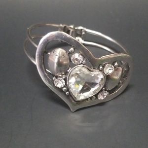 Silver tone bracelet